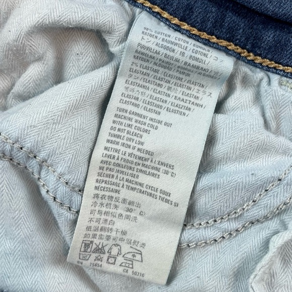 HOLLISTER • Blue Medium Wash SoCal Stretch Straight Leg Jeans, 29 - Picture 12 of 16